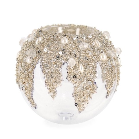 PORTACANDELA VETRO IMPERIAL TRASPARENTE D.10